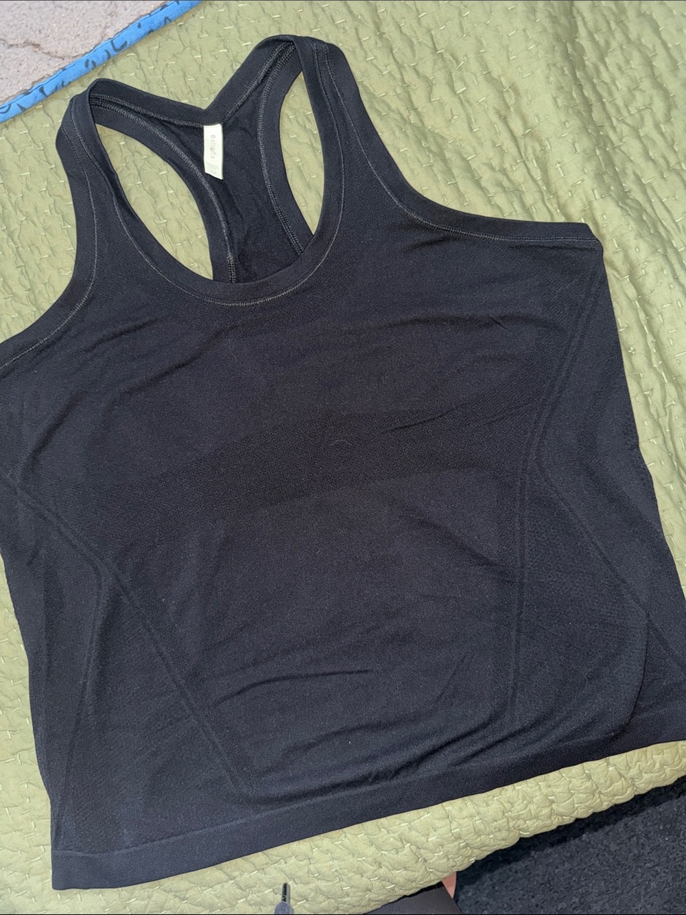 Athleta Black Racerback Performance Tank